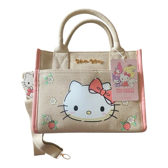 NWT-HELLO KITTY SANRIO CROSSBODY/TOTE BAG BY PRIMARK - Picture 1 of 7